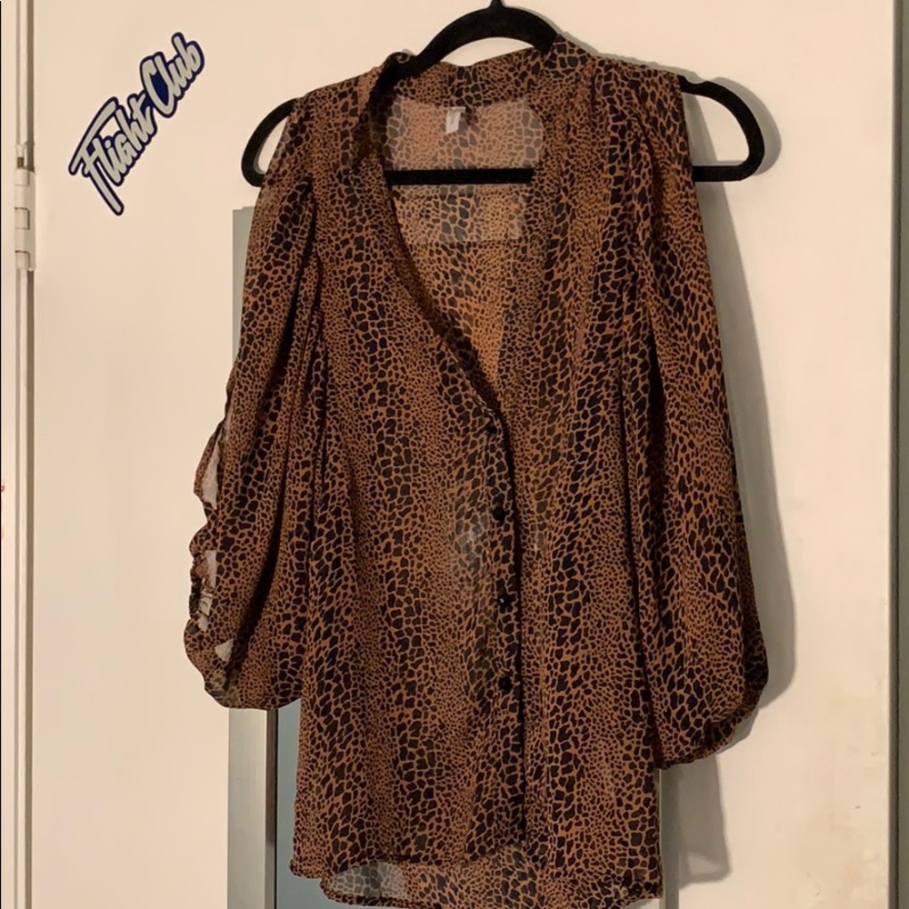 Animal Print Top